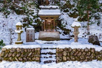 吉賀・鹿内河内集落跡・那智社・三天狗社（山口県：2026年1月）