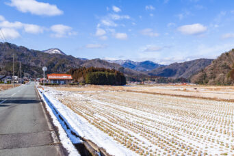 吉賀・注連川集落付近（山口県：2026年1月）