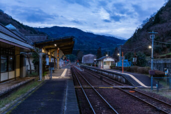 JR山口線・日原駅（島根県：2026年1月）