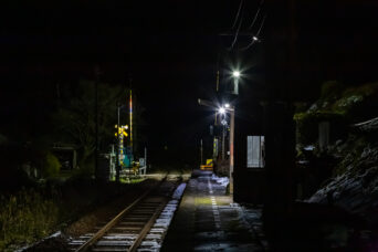 JR山口線・青野山駅（島根県：2026年1月）