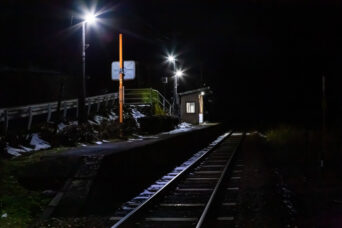 JR山口線・青野山駅（島根県：2026年1月）