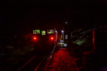 JR山口線・青野山駅（島根県：2026年1月）