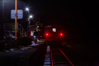 JR山口線・青野山駅（島根県：2026年1月）