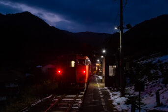 JR山口線・青野山駅（島根県：2026年1月）