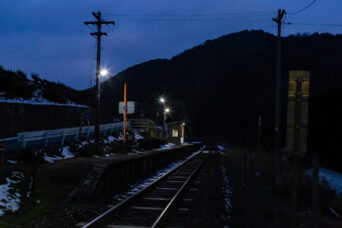 JR山口線・青野山駅（島根県：2026年1月）