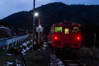 JR山口線・青野山駅（島根県：2026年1月）