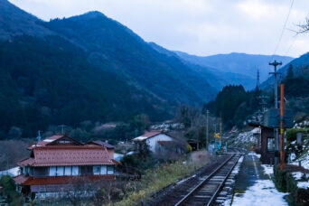 JR山口線・青野山駅（島根県：2026年1月）