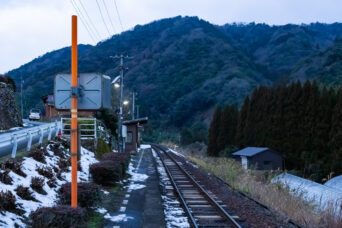 JR山口線・青野山駅（島根県：2026年1月）