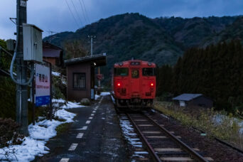 JR山口線・青野山駅（島根県：2026年1月）