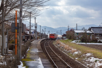 JR山口線・船平山駅（山口県：2026年1月）