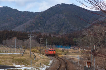 JR山口線・船平山駅（山口県：2026年1月）