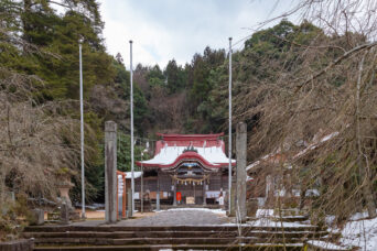 JR山口線・徳佐駅付近・徳佐八幡宮（山口県：2026年1月）