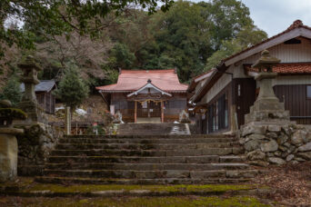 山口・柚木集落・柚木神社（山口県：2026年1月）