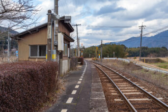 JR山口線・名草駅（山口県：2026年1月）