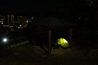 山口・亀山公園から望む山口市街地の夜景（山口県：2026年1月）