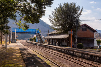 JR美祢線・厚保駅（山口県：2026年1月）