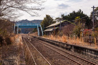 JR美祢線・四郎ヶ原駅（山口県：2026年1月）