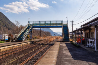 JR美祢線・於福駅（山口県：2026年1月）