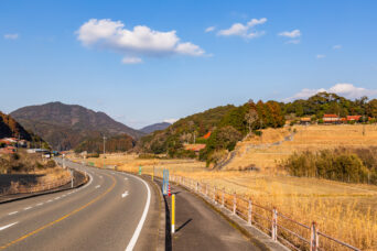 JR美祢線・渋木駅付近・渋木集落（山口県：2026年1月）