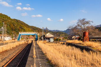 JR美祢線・渋木駅（山口県：2026年1月）