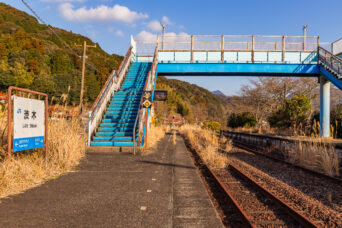 JR美祢線・渋木駅（山口県：2026年1月）