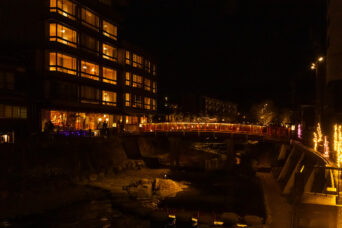 JR美祢線・長門湯本駅付近・長門湯本温泉（山口県：2026年1月）