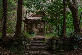 長門・山中峠・山中八幡宮跡（山口県：2026年2月）