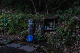 JR美祢線・湯ノ峠駅付近・湯ノ峠湧水（山口県：2026年2月）