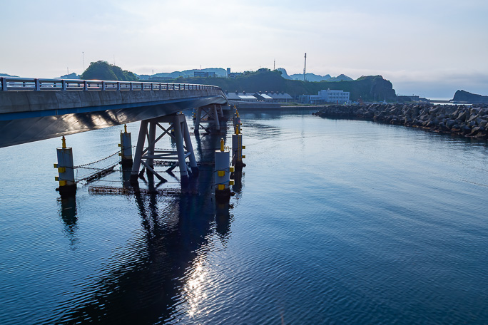 Mランドは橋を渡って辿り着く漁業施設で特に観光施設は何もない