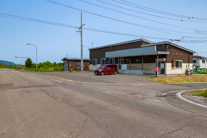 湯別駅跡は湯別郵便局となっていた