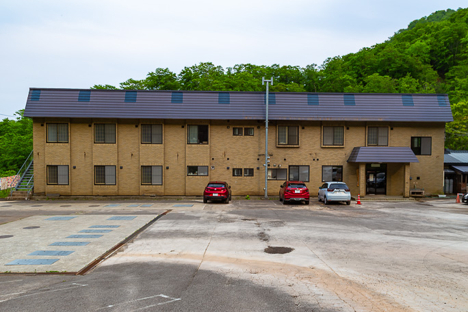 長万部川の源流にある二股らぢうむ温泉