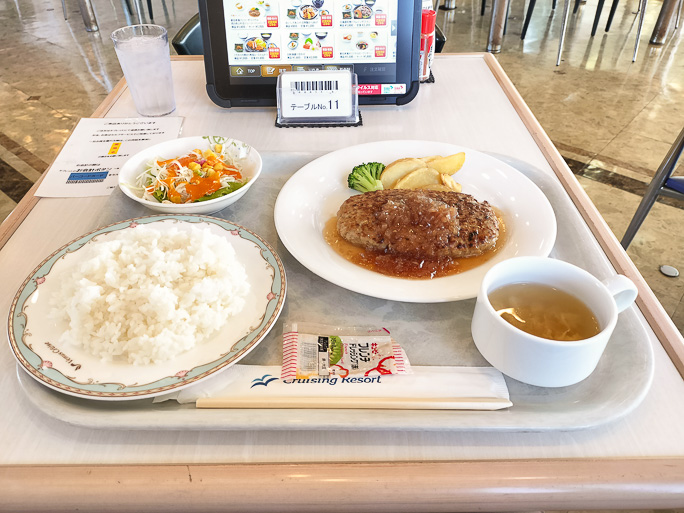 ディナーはハンバーグにして蛋白質を補給