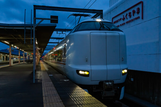 JR山陰本線・JR福知山線・京都丹後鉄道宮福線・福知山駅・特急「きのさき」（京都府：2026年3月）