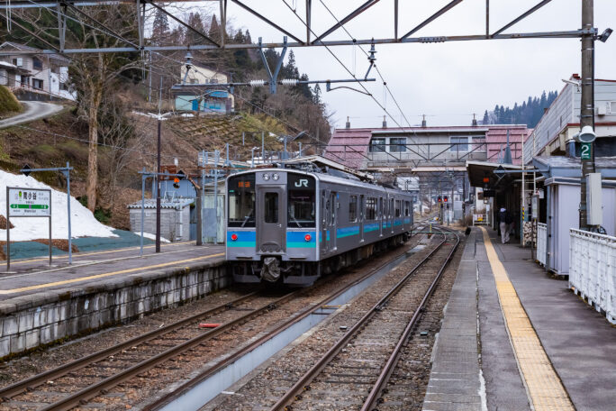 JR大糸線・南小谷駅（長野県：2026年3月）