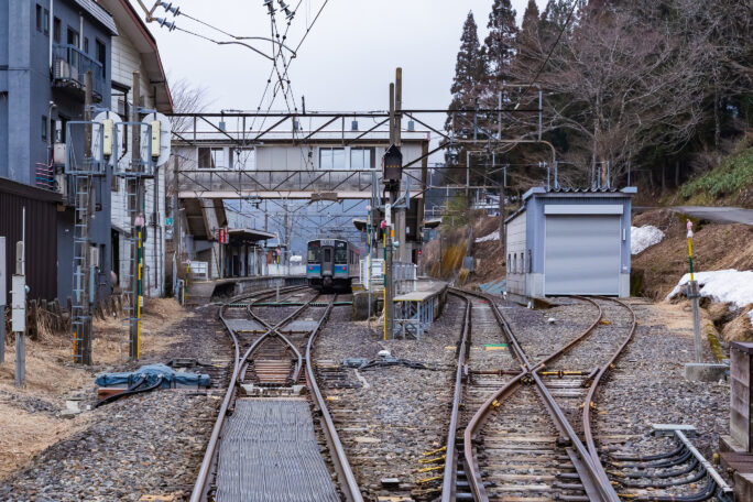 JR大糸線・南小谷駅（長野県：2026年3月）