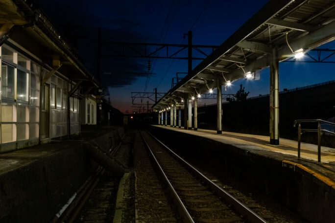 えちごトキめき鉄道日本海ひすいライン・親不知駅（新潟県：2026年3月）