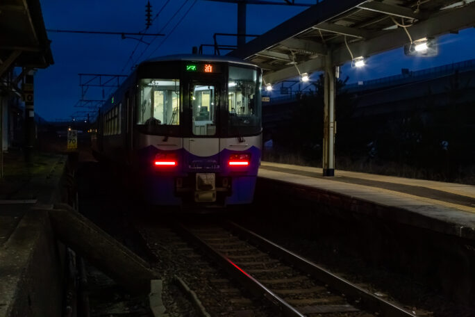 えちごトキめき鉄道日本海ひすいライン・親不知駅（新潟県：2026年3月）