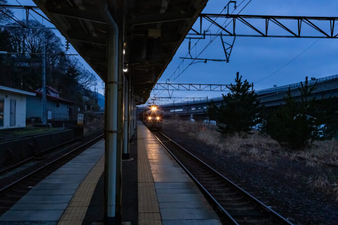 えちごトキめき鉄道日本海ひすいライン・親不知駅（新潟県：2026年3月）