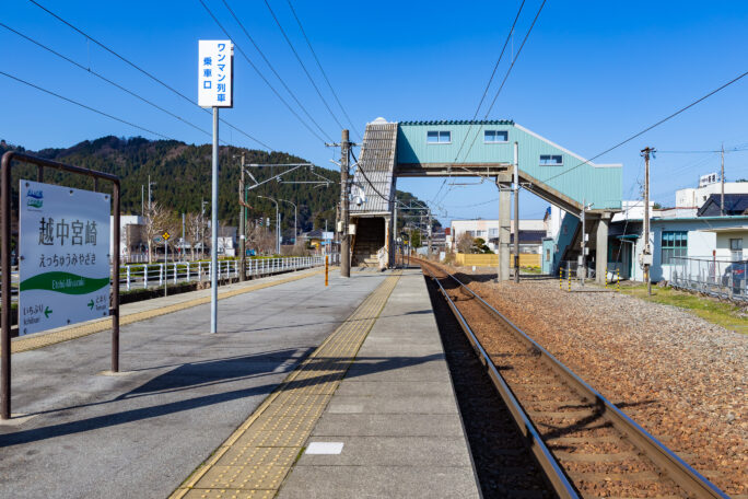 あいの風とやま鉄道鉄道線・越中宮崎駅（富山県：2026年3月）