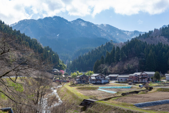 呉東・朝日・笹川集落（富山県：2026年3月）
