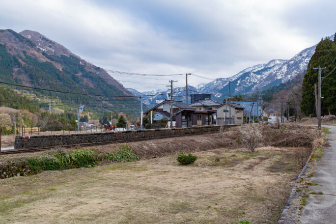 富山地方鉄道本線・音沢駅（富山県：2026年3月）