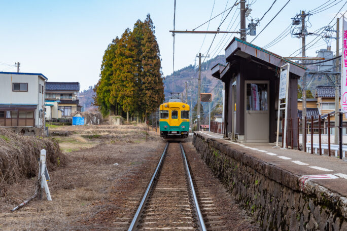 富山地方鉄道本線・音沢駅（富山県：2026年3月）