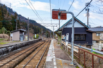 富山地方鉄道本線・内山駅(富山県:2026年3月)