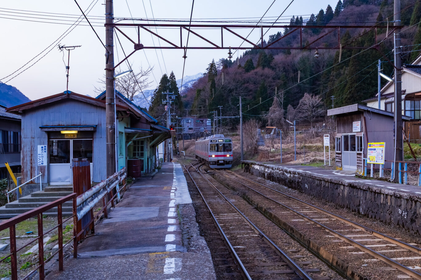 富山地方鉄道本線・内山駅(富山県:2026年3月)