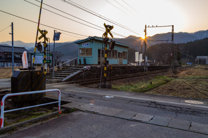 富山地方鉄道本線・下立駅（富山県：2026年3月）