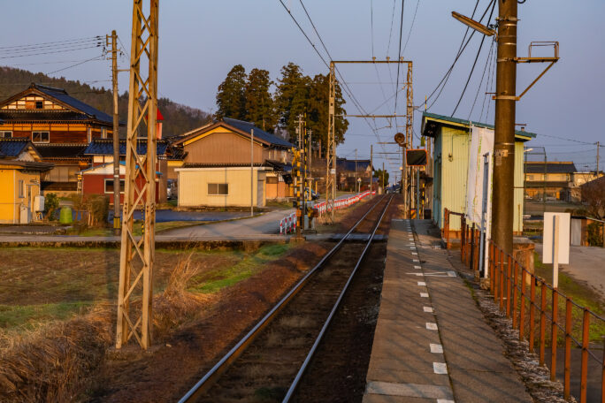 富山地方鉄道本線・下立駅（富山県：2026年3月）