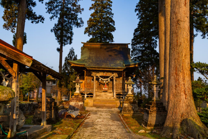 富山地方鉄道本線・下立駅付近・下立神社（富山県：2026年3月）