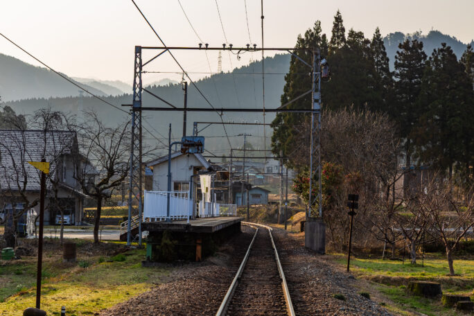 富山地方鉄道本線・下立口駅（富山県：2026年3月）