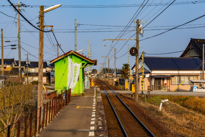 富山地方鉄道本線・栃屋駅（富山県：2026年3月）