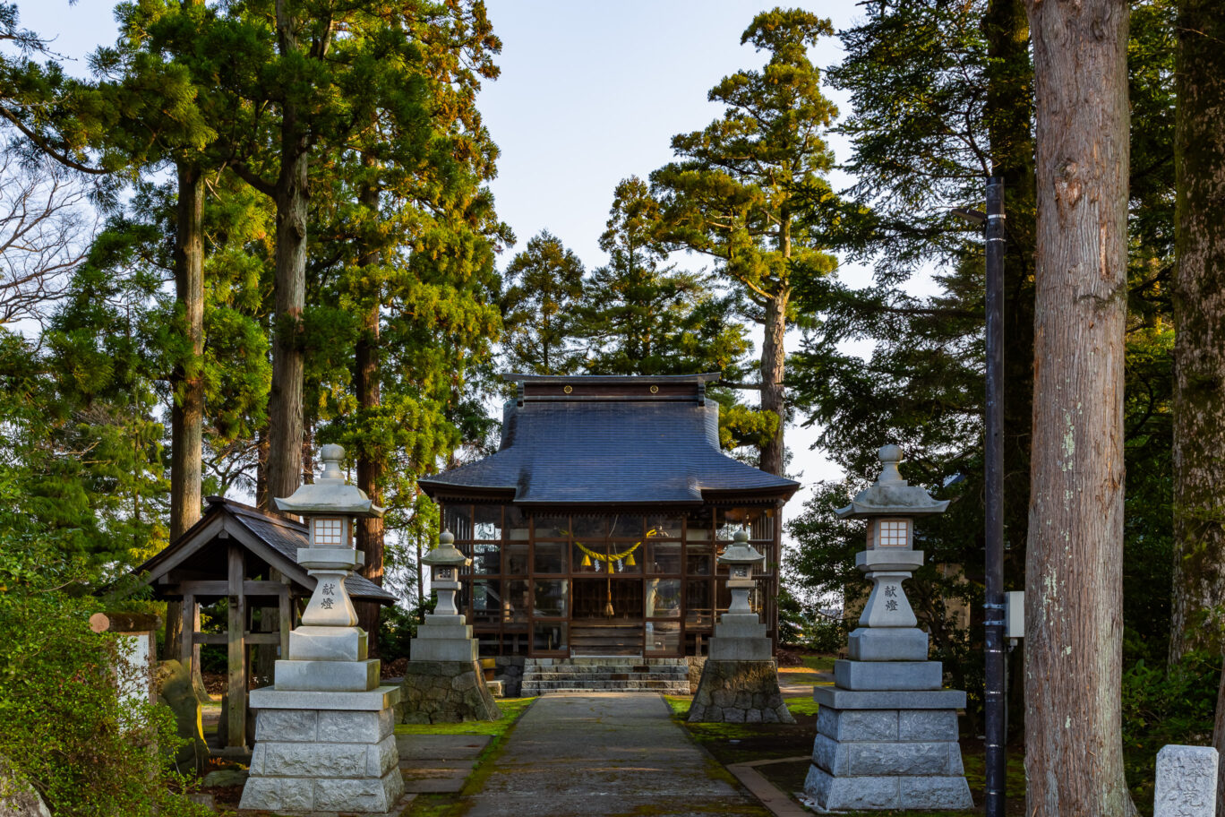 富山地方鉄道本線・若栗駅付近・若埜神社(富山県:2026年3月)
